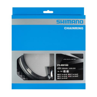 SHIMANO Kettenblätter DURA-ACE FC-R9100, 55 Zähne (MX), 110 mm, Aluminium/Carbonfaserver Y-1VP98050