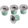 SHIMANO Kettenblattschraube Innen FC-M782 M8 x 8,5 mm 4 Stück Y-1NV98040