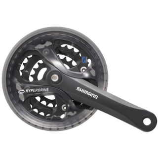 SHIMANO Kurbelgarnitur ACERA MTB FC-M361 Vierkant 7/8-fach170 mm42-32-22 Z.Schwarz123 mm E-FCM361C222CL