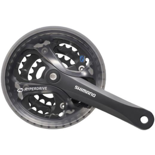 SHIMANO Kurbelgarnitur ACERA MTB FC-M361 Vierkant 7/8-fach175 mm42-32-22 Z.Schwarz123 mm E-FCM361E222CL