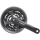 SHIMANO Kurbelgarnitur ACERA MTB FC-M361 Vierkant 7/8-fach175 mm42-32-22 Z.Schwarz123 mm E-FCM361E222CL