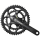 SHIMANO Kurbelgarnitur Road FC-R345 2x9 Kompakt170 mm50-34 Z.Schwarz113 mm (Kettenlinie E-FCR345C04XL