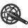 SHIMANO Kurbelgarnitur Road FC-R345 2x9 Kompakt175 mm50-34 Z.Schwarz113 mm (Kettenlinie E-FCR345E04XL