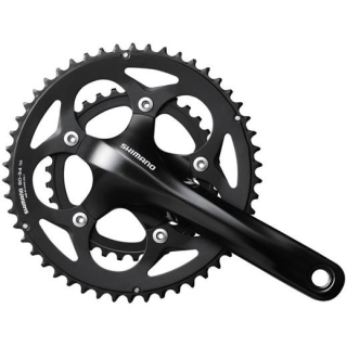 SHIMANO Kurbelgarnitur Road FC-RS400 2x10175 mm50-34 Z.Schwarznicht enthaltenNein E-FCRS400EX04X