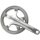 SHIMANO Kurbelgarnitur ALFINE FC-S501 mit Kettenschutz Außen170 mm39 Z.Silberinkl. SM-BB E-FCS501CA9C1S