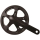 SHIMANO Kurbelgarnitur ALFINE FC-S501 mit Kettenschutz Außen + Innen170 mm39 Z.Schwarzin E-FCS501CA9C2L
