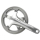 SHIMANO Kurbelgarnitur ALFINE FC-S501 mit Kettenschutz Außen + Innen170 mm39 Z.Silberink E-FCS501CA9C2S