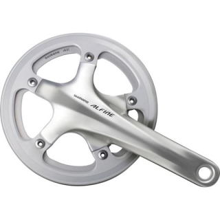 SHIMANO Kurbelgarnitur ALFINE FC-S501 mit Kettenschutz Außen + Innen170 mm42 Z.Silberink E-FCS501CB2C2S
