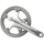 SHIMANO Kurbelgarnitur ALFINE FC-S501 mit Kettenschutz Außen170 mm45 Z.Silberinkl. SM-BB E-FCS501CB5C1S