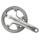 SHIMANO Kurbelgarnitur ALFINE FC-S501 mit Kettenschutz Außen + Innen170 mm45 Z.Silberink E-FCS501CB5C2S
