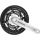SHIMANO Kurbelgarnitur Trekking FC-T521 OCTALINK 3x10, 170 mm, 44-32-24 Z., Silber, 121 E-FCT521C424CS