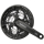 SHIMANO Kurbelgarnitur Trekking FC-T521 OCTALINK 3x10, 175 mm, 48-36-26 Z., Schwarz, 121 E-FCT521E866CL