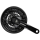 SHIMANO Kurbelgarnitur FC-TY501 Vierkant 6/7/8-fach170 mm42-34-24 Z.Schwarznicht enthalt E-FCTY501C244CLB