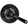 SHIMANO Kurbelgarnitur FC-TY501 Vierkant 6/7/8-fach175 mm42-34-24 Z.Schwarznicht enthalt E-FCTY501E244CLB
