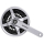 SHIMANO Kurbelgarnitur FC-TY501 Vierkant 6/7/8-fach175 mm42-34-24 Z.Silbernicht enthalte E-FCTY501E244CSB