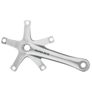 SHIMANO Kurbelgarnitur DURA-ACE TRACK FC-7710165 mmohne KettenblattSilber109,5 mm (Kette I-FC7710A