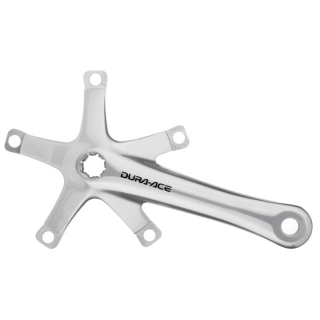 SHIMANO Kurbelgarnitur DURA-ACE TRACK FC-7710175 mmohne KettenblattSilber109,5 mm (Kette I-FC7710E