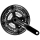 SHIMANO Kurbelgarnitur DEORE XT Trekking FC-T8000 10-fach, 175 mm, 48-36-26 Z., Schwarz, I-FCT8000EX866C
