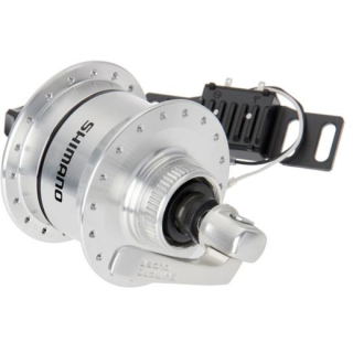 SHIMANO Nabendynamo DH-3D72 3 Watt Center-Lock, 32 Loch, Schnellspanner, Center-Lock, Si E-DH3D72BSG