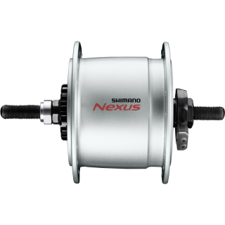 SHIMANO Nabendynamo NEXUS DH-C6000-1R 1,5 Watt für Rollenbremse, 36 Loch, Mutterntyp, Si E-DHC60001RDNS
