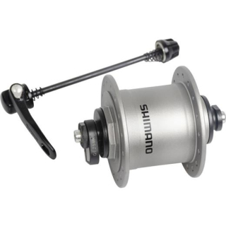 SHIMANO Nabendynamo ALIVIO DH-T4000-1N 1,5 Watt für Felgenbremse, 32 Loch, Schnellspanne E-DHT40001NBNS