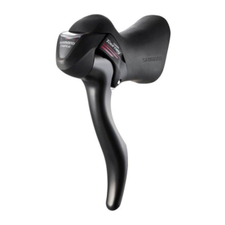 SHIMANO Schalthebel / Bremshebel TOURNEY Road ST-A073, links, 3-fach, Schwarz, inkl. Zug E-STA073LIX
