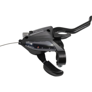 SHIMANO Schalthebel / Bremshebel ST-EF500-2, rechts, 8-fach, Schwarz, 2 Finger, inkl. Zug E-STEF5002RV8AL