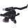 SHIMANO Schalthebel / Bremshebel ST-M310 2 Finger, links, 3-fach, Schwarz, 2 Finger, inkl. Zug E-STM3102LSBLT