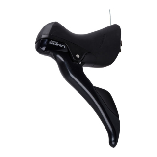 SHIMANO Schalthebel / Bremshebel SORA ST-R3000/ST-R3030, links, 2-fach, Schwarz, inkl. Zug E-STR3000LIA