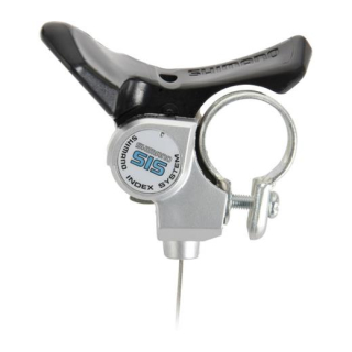 SHIMANO Daumenschalthebel Road SL-A050, Rechts, 7-fach, Schelle, Schwarz/Silber, Inkl. Z A-SLA050RA