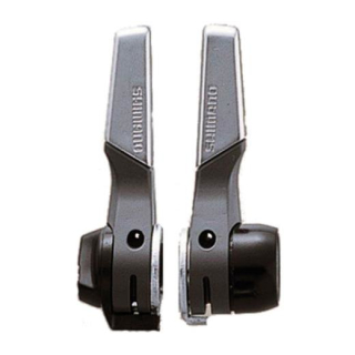 SHIMANO Schalthebel für Unterrohrmontage SL-SY20, Paar, 2x7-fach, Anlöt, Schwarz, Inkl. A-SLSY20A7FCAIC