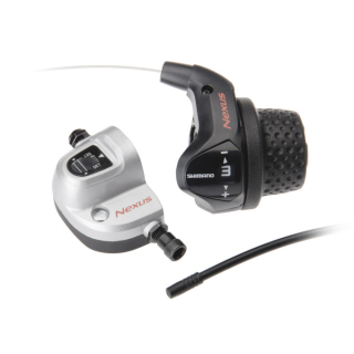 SHIMANO Drehgriffschalter NEXUS 3-Gang SL-3S41 (kurzer Griff), Rechts, 3-fach, Schelle, E-SL3S41EALS