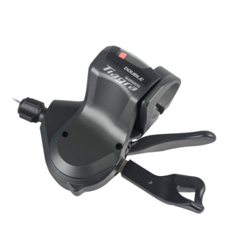 SHIMANO Schalthebel TIAGRA für flache Lenker SL-4700/4703, Links, 2-fach, Schelle, Grau, I-SL4700LB