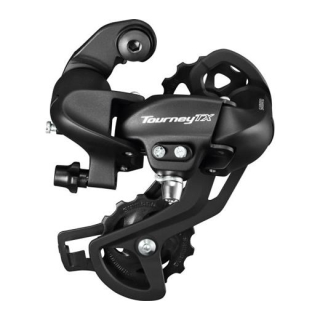 SHIMANO Schaltwerk TOURNEY TX RD-TX800 7/8-fach, Lang, Direktmontage, Schwarz E-RDTX800SGSL
