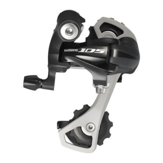 SHIMANO Schaltwerk 105 RD-5701 10-fach, Mittellang, Direktmontage, Schwarz, ca. 243 g I-RD5701GSL