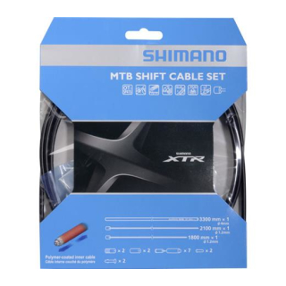 SHIMANO Schaltzug-Set MTB XTR polymerbeschichtet, Edelstahl, polymerbeschichtet, 1x 1.80 Y-01V98110