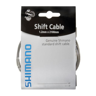 SHIMANO 10 Stk.Schaltzug MTB/Road Stahl, Stahl, 2.100 mm Y-60098100