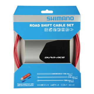 SHIMANO Schaltzug-Set Road polymerbeschichtet, Edelstahl, polymerbeschichtet, 1x 1.800 m Y-63Z98930
