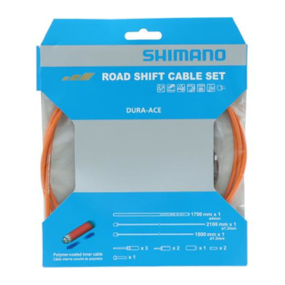 SHIMANO Schaltzug-Set Road polymerbeschichtet, Edelstahl, polymerbeschichtet, 1x 1.800 m Y-63Z98980
