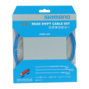 SHIMANO Schaltzug-Set Road polymerbeschichtet, Edelstahl,...