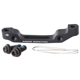 SHIMANO Scheibenbrems-Adapter XTR, Hinten, PM, IS, 140 mm, Mit Schrauben und Draht I-SMMA90R140PS