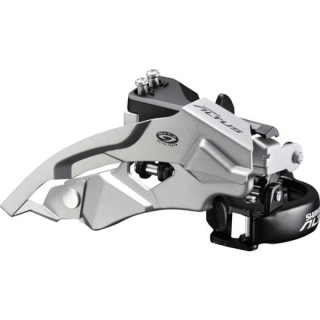 SHIMANO Umwerfer ALTUS FD-M370 3x9 TOP SWING, Schelle, 34,9 mm, mit Adapter 31,8/28,6 mm E-FDM370X3