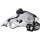 SHIMANO Umwerfer ACERA Trekking FD-T3000 3x9 TOP SWING, Schelle tief, 34,9 mm, mit Adapt E-FDT3000TSX6