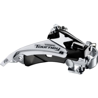 SHIMANO Umwerfer TOURNEY FD-TY510 6/7-fach TOP SWING, Schelle, 34,9 mm, mit Adapter 31,8 E-FDTY510TSX3