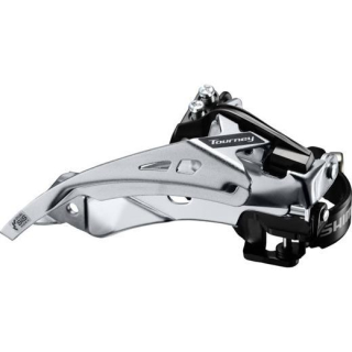 SHIMANO Umwerfer TOURNEY FD-TY710 7/8-fach TOP SWING, Schelle, 34,9 mm, mit Adapter 31,8 E-FDTY710TSX6