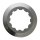 SHIMANO Verschlussring mit Distanzscheibe für 11 Zähne für CS-6600 Y-1YX98010