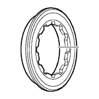 SHIMANO Verschlussring CS-M770 inkl. Unterlegscheibe Y-1ZE98010