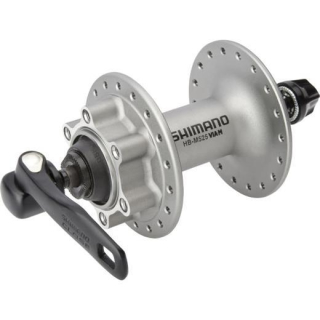 SHIMANO Vorderradnabe HB-M525 6-Loch, 36 Loch, Schnellspanner, Silber E-HBM525AASS