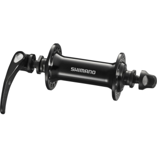 SHIMANO Vorderradnabe HB-RS300 für Felgenbremse, 36 Loch, Schnellspanner, 100 mm, Schwar E-HBRS300AAL