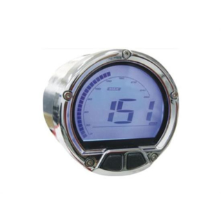 Koso BA555B10 D55 DL-02S Tachometer (LCD Display, max 160mph / 260 km/h, uvm.),